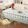 Mantel de Mesa Estilo Dibujos Animados para Instagram, Impermeable y Resistente al Aceite, Protector de Mesa Ambiente de Lujo Ligero 2026, Mantel Rectangular para Mesa de Café