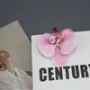 Película Hidratante con Textura de Flor de Phalaenopsis Accesorios de Impresión 3D Tocado Pasador DIY Hecho a Mano Regalo de Boda Decoración