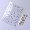 Estilo de Venta Caliente Transfronterizo Estrella Lluvia de Meteoros Pegatinas para Uñas Planas Simples Moda Estampado en Caliente Cielo Estrellado Pegatinas de Arte para Uñas Adornos