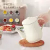 Pote de Óleo de Aço Inoxidável, Pote de Onça Branco Leitoso, Pote de Molho de Soja Doméstico, Pote de Cozinha Antiaderente para Óleo com Tampa e Filtro, Garrafa de Óleo, Recipiente para Óleo