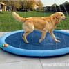 En stock fuente para mascotas tapete rociador plegable lavabo para baño de perros piscina para baño de perros de PVC