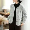Casaco de tricô impermeável estilo Chanel, com pele sintética, estilo coreano, emagrecedor, elegante, gola redonda, top curto para mulheres