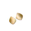Pendientes geométricos de metal con tachuelas retro europeos y americanos para mujer, diseño de nicho, lujo de alta gama, pendientes versátiles, elegantes accesorios para orejas