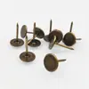 Fabricante Clavos Planos de Hierro 1cm Chinchetas Plateado Dorado Pines Fijadores para Broches Chinchetas Accesorios para Ropa Clavos de Hierro