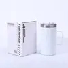 Taza con Asa Transfronteriza de 24 oz Acero Inoxidable 304 Doble Capa Spray al Vacío Plástico Taza Creativa Taza de Café Americana