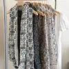 Bufanda de Seda Larga Fina de Doble Capa Floral Atmosférica para Mujer Versátil Estilo Otoño Elegante Bufanda para Cuello Diadema Fina Bufanda de Estilo Artístico