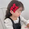 Pinza para el pelo de pato pico de Corea del Sur Par de pinzas de tela para niña Pinza de moda para el pelo de princesa Pinza lateral popular en Internet para niña