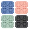 Molde de silicona para helado de pingüino, ideal para helados y bolas de hielo.