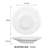 Tazón de Sombrero de Paja Cerámico, Tazón Platillo Volador para Pasta, Tazón Creativo para Ensalada, Tazón para Sopa de Restaurante Occidental, Tazón para Sopa Borscht, Plato Pequeño para Salsa de Soja de Ensalada