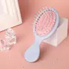 Peine de cojín de aire para macarons para niñas, estudiantes, herramienta de belleza portátil, peine pequeño de masaje con cojín de aire, peine para el cabello para el hogar, peine pequeño