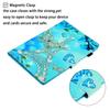 Adequado para capa de couro plana para iPad 10.9 Pro 11 polegadas 2024 impressão pintada de desenho animado com porta-cartões