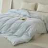 Juego de ropa de cama de algodón 100% tejido, cepillado, minimalista y lujoso, de color liso, que incluye funda de edredón, sábana plana, sábana bajera y funda de almohada