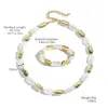 Joyería Transfronteriza Europea y Americana Amazon Elegante Exagerado Geométrico Hip-Hop Collar Cadena Fresca Moderna Pulsera Collar Joyería para Mujeres