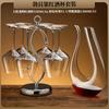 Copa de Vino Tinto y Set de Vino, Copa de Cristal, Decantador de Vino de Alta Gama, Dropshipping, Gran Capacidad