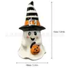 Decoración transfronteriza para festival de calabaza y fantasma de Halloween, sombrero de mago fantasma lindo, nuevo adorno creativo de resina