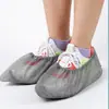Cubrezapatos Desechables No Tejidos, a Prueba de Polvo y Antideslizantes, para Fábricas de Electrónicos, Uso Doméstico, Laboratorios Interiores, Cubrezapatos Grises de PP Engrosados