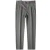 Estación Europea Primavera y Verano Delgados Sedosos Suaves Algodón Mercerizado Pantalones de Hombre Importados Lujo Algodón Tens Sin Planchar Rectos Casuales