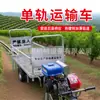 Estrutura de alta resistência, veículo de transporte de viga única para inclinações acentuadas, construção durável e robusta para transferência de areia e cascalho em canteiros de obras, veículo de transporte sobre trilhos projetado
