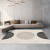 Tapete Moderno Minimalista para Sala de Estar, Tapete Inteiro para Quarto Doméstico de Fácil Cuidado, Tapete Absorvente para Sofá e Mesa de Centro, Estilo Nórdico