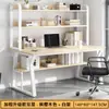 Mesa de escritorio para computadora para uso doméstico, estantería simple para dormitorio de estudiante, escritorio integrado para estudio y escritura, escritorio para oficina de casa de alquiler