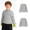 Suéteres Infantiles Balabala, Suéteres de Punto para Niños, Suéteres de Algodón Puro para Niñas, Prendas de Punto Nuevas para Bebés, Ropa Infantil de Otoño e Invierno