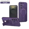 Funda para Teléfono Móvil con Textura de Fibra de Carbono Pindun Adecuada para Samsung S25Ultra Soporte Magnético A26/A17 Gama Alta S24Fe