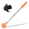 Jogador de golfe aço inoxidável retrátil portátil taco de golfe coletor de água