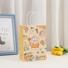 Nueva bolsa de regalo impresa con dibujos animados, bolsa de regalo para fiesta de cumpleaños infantil, lindo bolso de mano de conejo al por mayor
