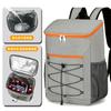 Mochila aislante transfronteriza, gruesa, impermeable, con forro de papel de aluminio, para picnic al aire libre, mochila aislante para acampar y enfriar.