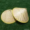 Los fabricantes suministran sombreros de bambú para la pesca al aire libre en verano, protección solar, sombreros de paja de ala ancha y sombreros de agricultor de tres hojas