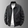 2025 Popular Transfronteriza Aliexpress Estación Europea Chaqueta de Trabajo Multibolsillos para Exteriores Chaqueta Casual para Hombre de Mediana Edad