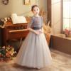 Vestido infantil, vestido de princesa, anfitrión de cumpleaños de niña de las flores, violonchelo tocando transfronterizo, disfraz de piano para niña
