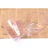 [Nueve me gusta] Juego de 1 pieza con escala de plástico transparente cilindro graduado taza medidora herramienta de pesaje de cocina para hornear