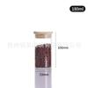 Frasco de Almacenamiento Cilíndrico de Alto Borosilicato de 53 mm de Diámetro con Tapa de Bambú, Frasco Sellado, Frasco para Té, Botella de Empaque para Almacenamiento en Cocina