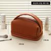 Ins Bolsa Cosmética New Toast para Mujer de Gran Capacidad Portátil para Viaje Almacenamiento Bolsa de Lavado Sentido Avanzado Bolsa de Almacenamiento de Doble Capa