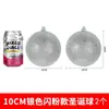 Decoración Festiva Bola Decorativa Plateada Brillo Brillante Bola de Plástico 6-30cm Bola Colgante Decoración Navideña Decoración Colgante de Techo