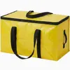 2026 Nuevo Modelo Transfronterizo Plegable Impermeable y Resistente a Manchas Bolsa para Mudanzas, Bolsa con Cremallera de Almacenamiento de Gran Capacidad, Bolsa Tejida de PE con Recubrimiento de PP