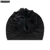 Nuevo Estilo Turbante Floral Grande para Mujer, Gorro de Tela Elástica para Ponerse de Tirón, Turbante Floral de Color Sólido Más Vendido en Amazon