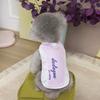 Ropa para perro mascota ropa para mascotas primavera y verano que oso teddy chaleco para mascotas 25 chaleco deportivo para perro de moda