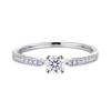 2026 Nuevo Anillo Versátil Sencillo para Mujer Coreano Ins Moderno Delgado Microincrustado Anillo Personalizado para Dedo Índice Joyería de Moda