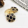 Vintage Chanel Flor Metal Botão Casaco Jaqueta Malhas Suéter Cardigan Carcela Acessórios Decorativos Botões