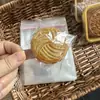 Bolsas para Empacar Galletas de Arándano, Bolsas Sellables con Máquina Selladora para Hornear, Bolsas Totalmente Transparentes Autoadhesivas para Galletas, Pastelería Copo de Nieve