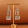 Pendientes de Pavo Real para Minorías Étnicas, Regalos Retro de Plata Miao Estilo Étnico, Accesorios de Pendientes Vintage de Imitación Plata