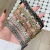 Pulseira de Metal em Formato de Y com Pedras de Diamante em Aço Inoxidável Adequada para Apple Watch iWatch 12ª Geração 11/10 Ultrase