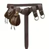 Riñonera YSFYSFTEMU con Forma de Barco Medieval, Estilo Vikingo Nórdico, Accesorio Retro de Cosplay