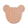 Palitos para Dentición de Madera de Haya de Fábrica con Agujeros para Manualidades con Cuentas, Decoración del Hogar, Pulseras para Dentición con Componentes de Madera