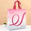 Bolsas de Fábrica, Bolsas de Tote para Compras de Ropa, Bolsas No Tejidas Laminadas Personalizadas, Bolsas de Empaque Personalizadas para Tiendas de Zapatos y Botas