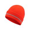 Gorro de Punto de Color Fluorescente Transfronterizo para Hombre Ciclismo Reflectante de Advertencia Lana Ferroviaria Gorro de Invierno Cálido para Exteriores Gorro Frío