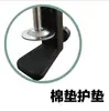 Lámpara de Escritorio con Pinza, Micrófono con Pinza en Forma de I, Accesorios para Soporte de Brazo de Escritorio de 35 mm, Soporte Antivibraciones, Base de Metal