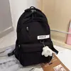 Mochila sencilla para niños, estudiantes universitarios, estudiantes de secundaria, mochila de gran capacidad para niñas, estilo universitario, versión coreana, mochila para parejas